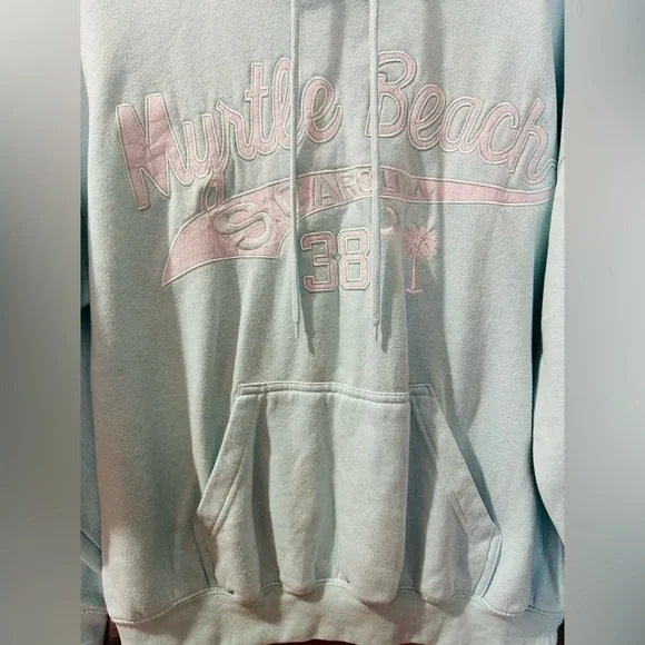 Light Mint Green Myrtle Beach Hoodie - Picture 4 of 5